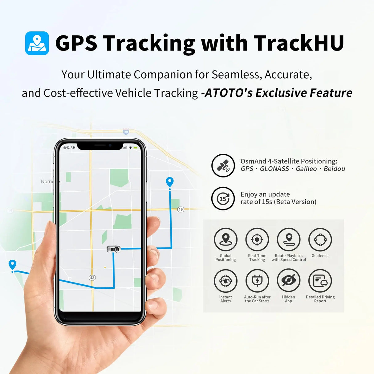 ATOTO S8G2A78UL 7" Double Din Car Stereo, Android Navigation, Wireless CarPlay & Android Auto, Dual Bluetooth with aptX HD, 4G Cellular Modem, 4GB+64GB, Gesture Control, VSV & LRV