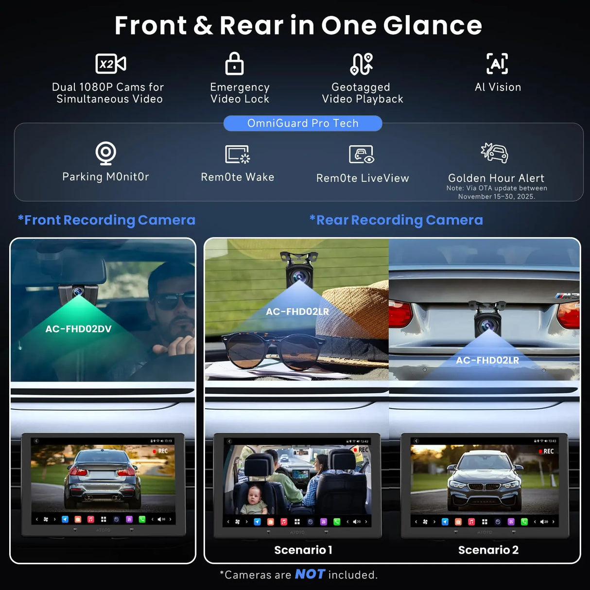 ATOTO X10G211E 10" Double Din Car Stereo, 8+128G, 4G LTE, Wireless CarPlay & Android Auto, Dual Microphone, Camera Input, AI Voice Assistant, GPS Tracking, Dual Bluetooth, 36B-EQ, HDMI Input