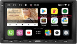 ATOTO S8G2A74MS 7" Double Din Car Stereo, QLED Touchscreen, Wireless CarPlay & Android Auto, 4+32G, Built-in 4G LTE, Dual Bluetooth, Split-Screen Display, WiFi/BT/USB Tethering, GPS Tracking, HD Live Rear View & SCVC
