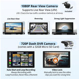 ATOTO P5 9'' Portable Car Stereo,CarPlay & Wireless Android Auto Touch Screen, Dash Cam,1080p Backup Camera,AUX/FM, SWC