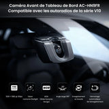 ATOTO AC-HN9FR Caméra Dash Avant AHD 1080p, 30fps, Vision Nocturne Starlight, WDR, Grand-Angle 136°, G-Capteur, Mode Parking, Enregistrement en Boucle, Lecture Trace GPS, Série V10