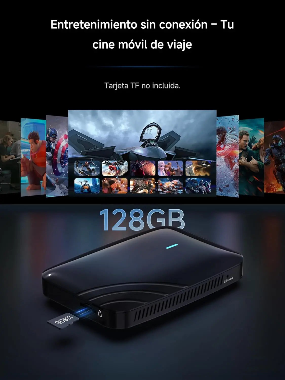CB4A Adaptateur sans fil CarPlay 2 Go + 16 Go Magic Box