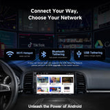 ATOTOZONE A5L 7" 2+32GB Android Double Din Car Stereo, LRV Backup Camera&1080P DVR Dash Cam, Wireless CarPlay/Android Auto, WiFi/BT/USB, 24B EQ&DSP, FM/SWC, MirrorLink, AI Chat, GPS Tracking