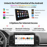 [9 ポロチ] ATOTO A6 PF Doppio DIN Android Autoradio、Senza Fili CarPlay e Android Auto、ディスプレイ IPS、Doppio BT、インターネット接続 WiFi/BT/USB、HD LRV、2G+32G、A6G209PF