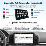 [9 pollici] ATOTO A6 PF Doppio DIN Android Autoradio, Senza Fili CarPlay e Android Auto, Display IPS, Doppio BT, Internet con tethering WiFi/BT/USB, HD LRV, 2G+32G, A6G209PF