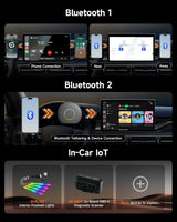ATOTO CB6A Wireless CarPlay Adapter (2025 Upgrade) CarPlay AI Box with Plug & Play, DriveChat, GPS, Android 13, 4G LTE, Dual Bluetooth, YouTube Support, 4G+64G