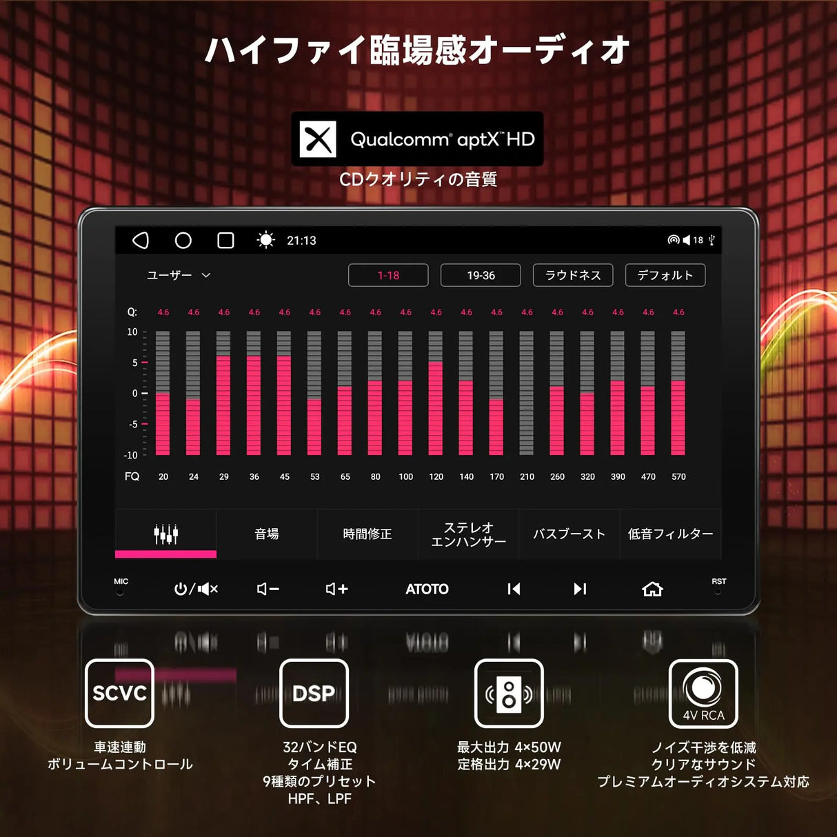 ATOTO S8 Ultra 9型 2DIN ディスプレイオーディオ｜6GB大容量&QLED