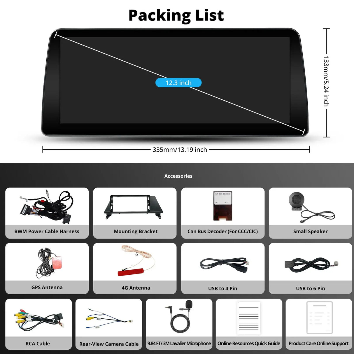 ATOTO S8BMX53L12B8PN 12,3-Zoll Touchscreen CarPlay &amp; Android Auto kompatibel mit BMW X5 (2008-2009) – Kabellos, GPS, DriveChat AI, Dual Bluetooth, 4G LTE, Originalfunktionen erhalten