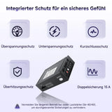 ATOTO CA-AEC122DL Kompakter 4-Kanal Auto-Verstärker, RMS 4x60W, Klasse D TI TPA3221, 2m Stromkabel, Anpassbarer EQ, Kompatibel mit ATOTO Autoradios