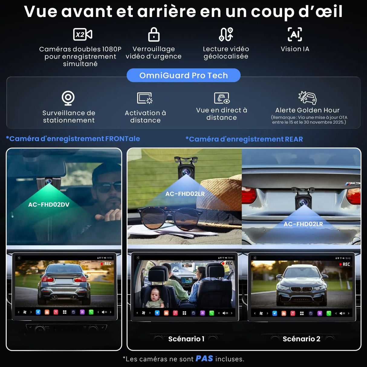 ATOTO 14.1" QLED X10G141E Autoradio Android avec GPS intégré, 1DIN & 2DIN, 8G+128G, Écran Flexview, Audio 7.1.2 CH, 4G LTE, EQ 36B, CarPlay & Android Auto sans Fil, HDMI IN