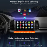 Myatoto 7" QLED Touchscreen Double Din Car Stereo - Wireless Android Auto & CarPlay, Bluetooth, Advanced Car Audio Receiver