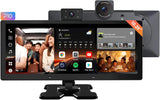 ATOTO P1025M2M 10.25イン QLED 大画面 ポータブルナビ  Androidナビ【8GB+128GB / 4G LTE 内蔵】ワイヤレス CarPlay Android Auto 1280*720 高画質 Bluetooth Wi-Fi 高速動作