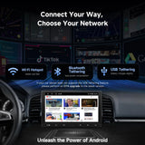 ATOTOZONE A5L 10.1" Android Double Din Car Stereo, Wireless CarPlay/Android Auto, LRV Backup Camera&1080P DVR Dashcam, WiFi/Bluetooth/USB, 2+32GB, 24B EQ&DSP/FM, MirrorLink, AI Chat&GPS Tracking