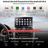 ATOTO 9" GPS Navigation, Dashcam, Backup Camera, Wireless CarPlay and Android Auto, 4G+32G, Dual Bluetooth, WiFi, Android System, In-Dash GPS Navigation