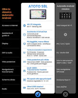 ATOTO S8L 7" Autoradio 2 DIN Android, 4G SIM, 4GB+64GB, con Retrocamera