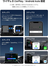 ATOTO CB7SBX カープレイ AI ボックス｜ワイヤレスCarPlay・Android Auto対応｜フルAndroid 8GB+128GB・4G LTE・カメラ/DVR対応・YouTube/Netflix再生・HDMI入出力・デュアルBT/Wi-Fi/GPS内蔵