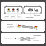 ATOTO AC-HAV50 Adaptateur HDMI vers AHD - Compatible Autoradios ATOTO (Sauf A6Y/A6KL/SA102), Convertisseur Vidéo Haute Qualité