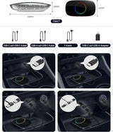 ATOTO CB4CT CarPlay AI Box – Adaptador CarPlay inalámbrico y Android Auto con Android 2GB+16GB, Caja de vídeo para YouTube, Netflix y más, Wi-Fi/Bluetooth doble, OTA, Negro