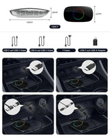 ATOTO CB4CT-BK CarPlay AI Box, Wireless CarPlay & Android Auto Adapter, Android 2GB+16GB Auto Box für YouTube & Netflix, Dual WiFi & Bluetooth, OTA, Schwarz