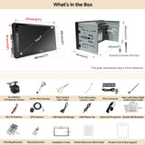 ATOTO S8G2B74MS 7" Android Double Din Car Stereo with Backup Camera, 8-Core, QLED Touchscreen, 4G LTE, Wi-Fi/BT/USB, AI, Wireless CarPlay & Android Auto, DSP/SCVC, 4G+32G