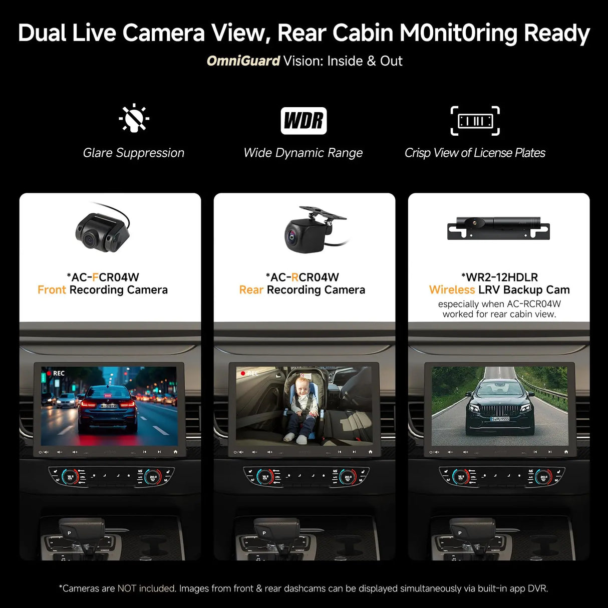 ATOTOZONE Android Autoradio 10 pollici 1 DIN & 2 DIN, Stereo Auto con Schermo Flottante, 4G LTE, Wireless CarPlay&Android Auto Senza Fili, Wi-Fi/Bluetooth/USB, DSP/SCVC/LRV, 4G+32G, S8G1104MS