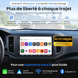 ATOTO S8L 7 Pouces AI Android Autoradio 2 DIN, 4G SIM·WiFi, 4G+64G