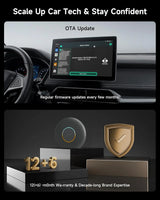 ATOTO CB6 2025 Upgrade Wireless CarPlay Adapter & Android AI Box, Plug & Play CarWave Smart Box with AI DriveChat, GPS Tracking, Android 13, 4G LTE, Dual Bluetooth, 8G+128G