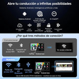 ATOTO A5LG2B7T 7" Android Radio Coche 2 DIN con CarPlay & Android Auto Inalámbrico, Escáner OBD2 Bluetooth, Pantalla Táctil, GPS Navegación, Wi-Fi/USB/FM/AM/RDS, DSP/LRV
