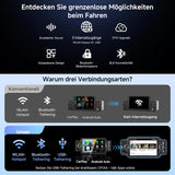 ATOTO A5LG1A5T 5" Android Autoradio Bluetooth 1 DIN, 2G+32G, Wireless CarPlay & Android Auto, Touchscreen, Wi-Fi/USB Tethering, MirrorLink, GPS, FM/RDS, Sprachsteuerung, Live-Rückansicht