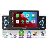 ATOTO F7WE 5inch Single Din Car Stereo Receivers, Wireless CarPlay & Wireless Android Auto, Bluetooth 5.3 IPS Touch Screen Car Radio &DBEF Tech, FM/AM/USB, Phone Link, Voice Assistant, F7G1A5WE-2024