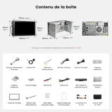 ATOTO A7G2B7PKL-S04 7" QLED Autoradio 2 DIN Android, 4G LTE/WiFi, CarPlay & Android Auto sans fil, DSP HiFi 4V avec Sortie Optique/Coaxiale, GPS Tracking, IA DriveChat, OBD2 Inclus