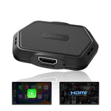ATOTO AD1 ワイヤレスCarPlayボックスアダプター HDMI入力対応 2in1ドングル 有線CarPlay対応 プラグ＆プレイ マルチメディアハブ TV/ゲーム機/DVD/ブルーレイ Bluetooth 5.2 OTA ブラック