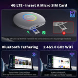 ATOTO CB6 CarWave AI Box, Wireless CarPlay Adapter, Android 13, GPS