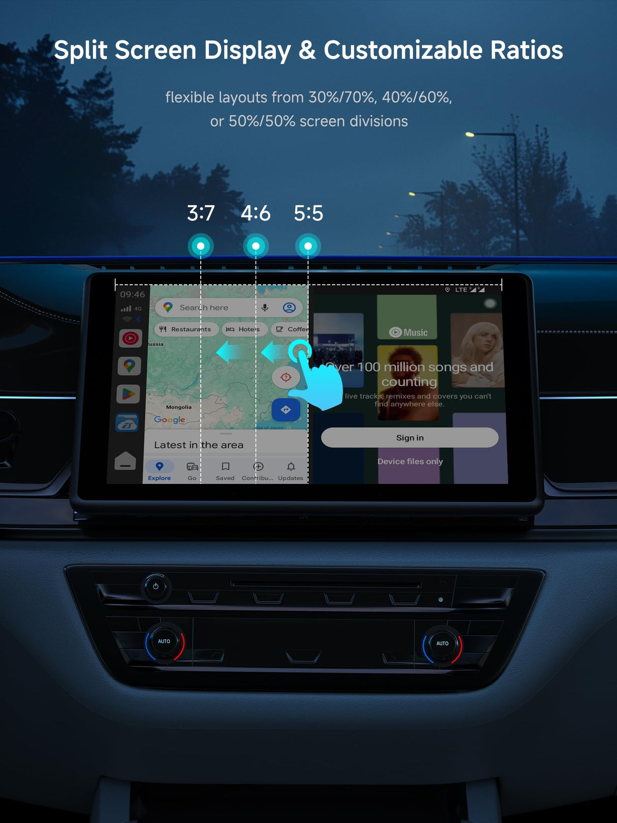 ATOTO CB6C CarPlay AI Box Adapter, Android Multimedia Magic Box with Built-in 4G LTE SIM Slot, Wireless CarPlay & Android Auto, Watch YouTube/Netflix/Disney+, 4GB+64GB, 8-Core, DriveChat AI, TF Card Support - Converts Wired to Wireless