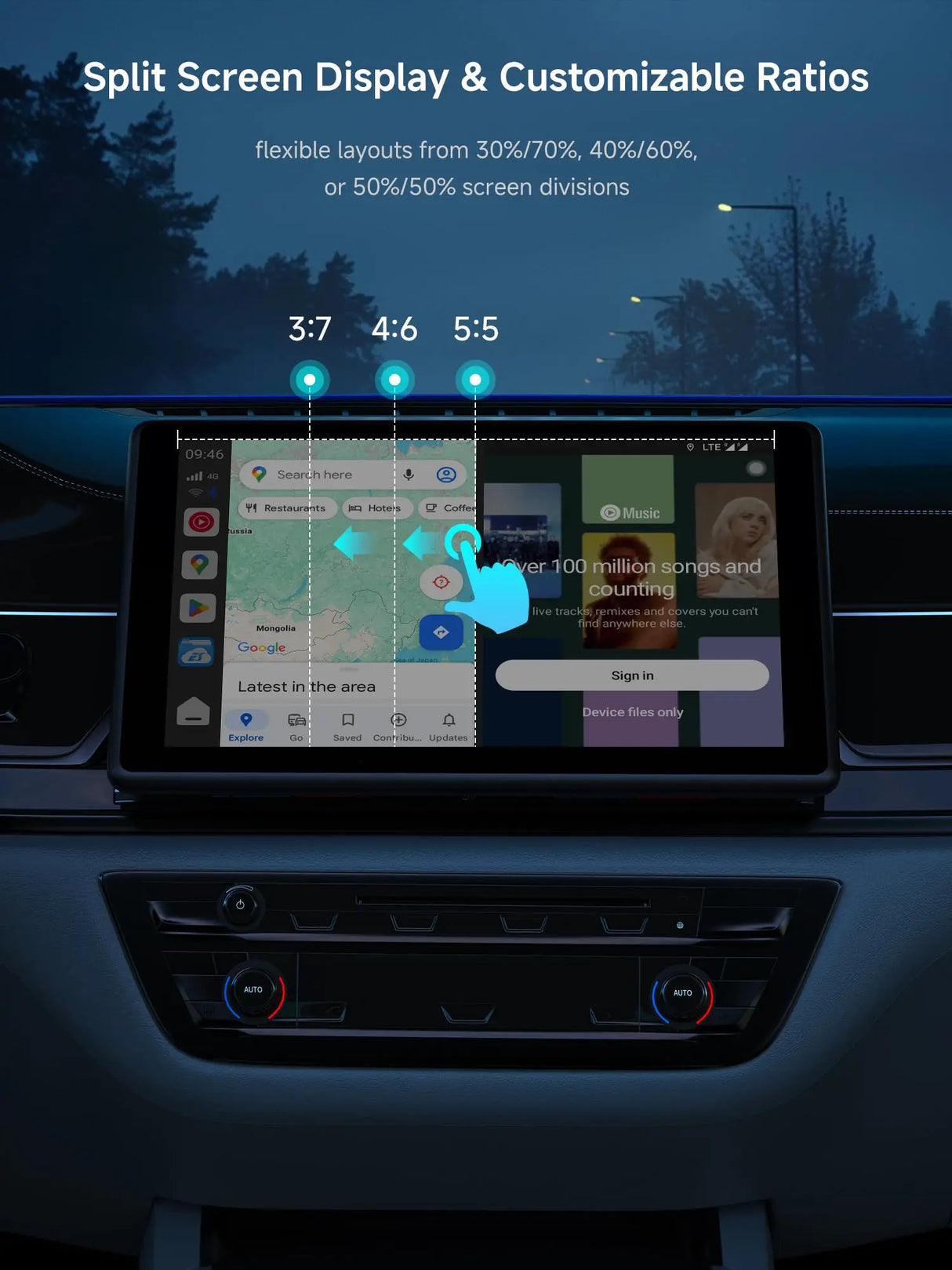 ATOTO CB6C CarPlay AI Box Adapter, Android Multimedia Magic Box with Built-in 4G LTE SIM Slot, Wireless CarPlay & Android Auto, Watch YouTube/Netflix/Disney+, 4GB+64GB, 8-Core, DriveChat AI, TF Card Support - Converts Wired to Wireless