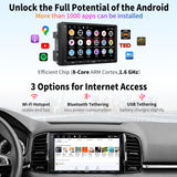 ATOTO A6 PF 7 Pouces Android Autoradio 2 DIN, sans Fil CarPlay et Auto, Lien Miroir, Double Bluetooth, Partage de Connexion Internet WiFi/BT/USB, LRV HD, 2G+32G, A6G2A7PF