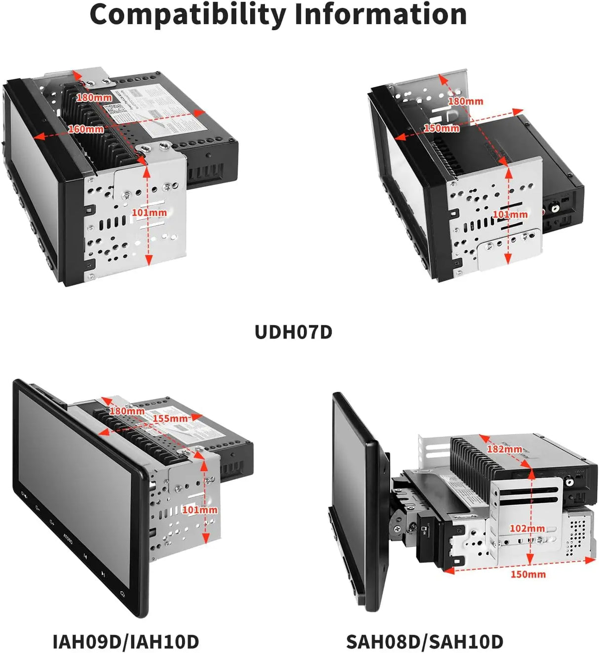 ATOTO CA-AEC01 Car Amplifier, 4 Channel, 400W Max Power, Class A/B, 2/4 Ohm Stable, Only Compatible with Selected ATOTO Car Stereos