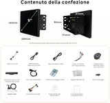 ATOTO X10DG209E Autoradio 2 DIN 9" QLED DAB, 8+128G, CarPlay Wireless, Android Auto Wireless, 4G LTE, Assistente Vocale AI, Tracciamento GPS, Doppio Microfono & Bluetooth, LRV, 36B-EQ, Ingresso HDMI