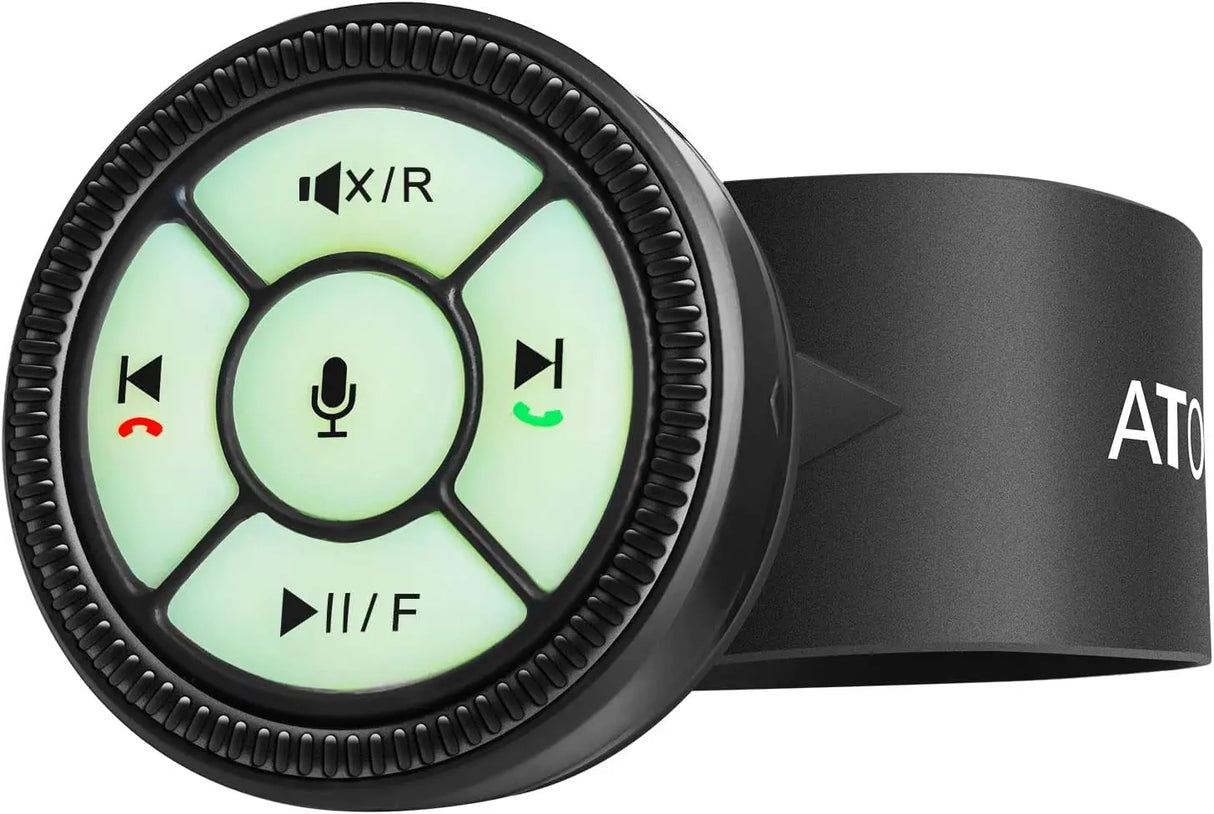 ATOTO AC-44F5 Kabelloses Bluetooth-Fernbedienungsgerät mit pulsierendem Licht, Plug and Play – Solo für ATOTO-Autoradio (X10, F7 und S8), nicht kompatibel mit der Version ATOTO A5 / A6 / S8 PN / S8 UN / S8 MS