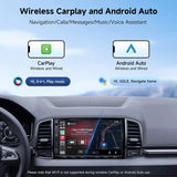 ATOTO A5LG2A7T 7" Double Din Car Stereo, Dash and Backup Camera, Wireless CarPlay and Android Auto, 2G+32G Touchscreen, WiFi and Bluetooth Tethering, 48-Band EQ DSP, Bluetooth, FM, USB, TF