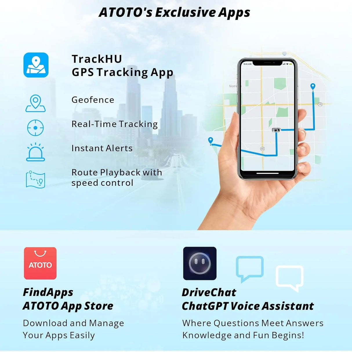 ATOTO P9 7-Zoll Android Navigationssystem | QLED-Display | 2GB+32GB | Kabelloses CarPlay &amp; Android Auto | GPS + Bluetooth