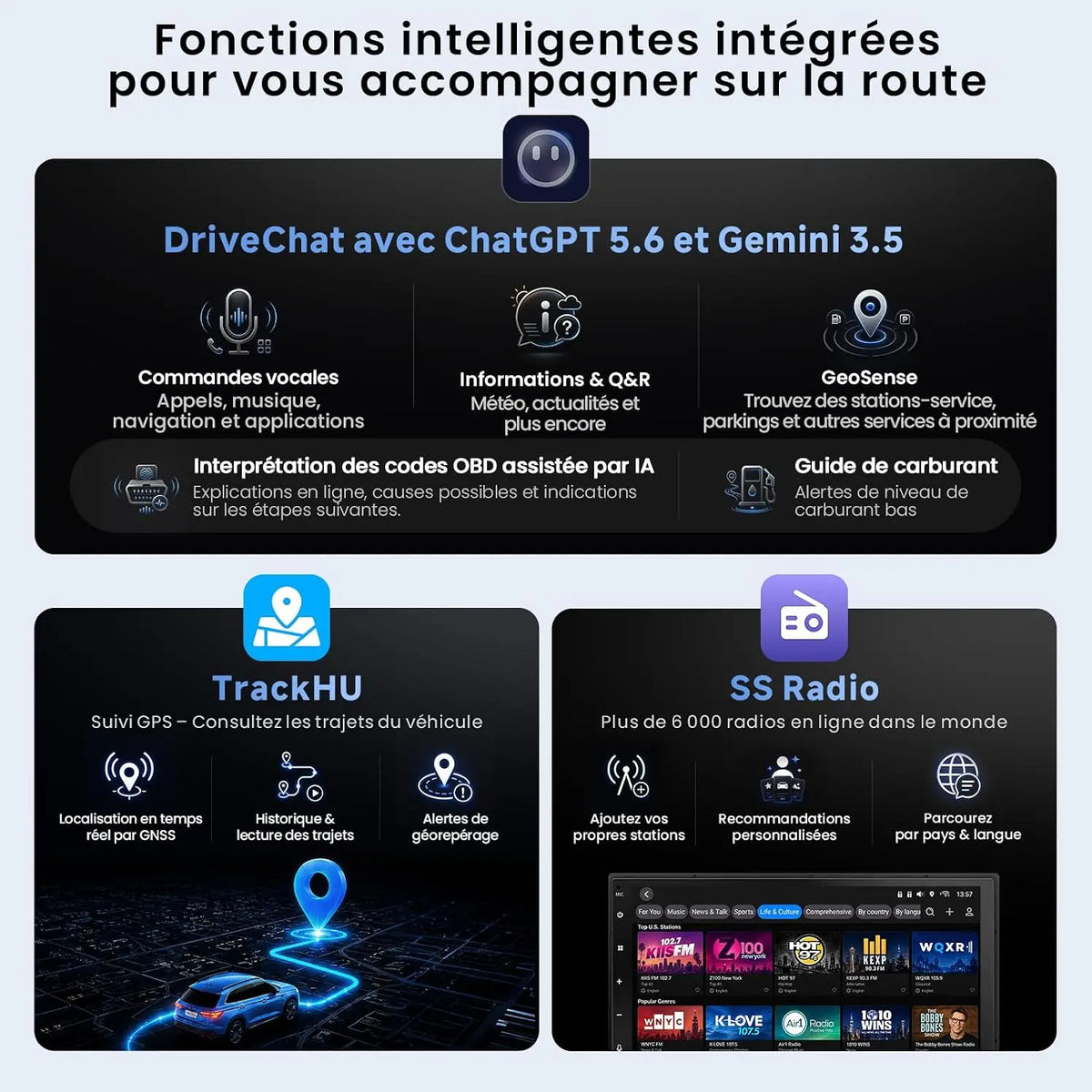 ATOTO S8L 7 Pouces AI Android Autoradio 2 DIN, 4G SIM·WiFi, 4G+64G
