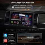 ATOTO S8G2A79UN 7" 2Din Radio coche con Cámaras Delantera y Trasera 1080P, CarPlay/Android Auto Inalámbrico, Pantalla QLED, 4G, Wi-Fi, Bluetooth, USB, DSP, AMP, SUB, GPS & AI