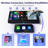 ATOTO F7 WE 7inch Double DIN Car Stereo, Wireless CarPlay & Wireless Android Auto, Touchscreen Head Unit with Bluetooth, Mirror Link, HD LRV, FM/AM, GPS Navi, Voice Control, F7G2A7WE