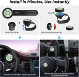 ATOTO AC-44F60 Wireless Remote for X10 - Voice Control, Luminous Buttons, Durable ABS+PC (-45°C to 85°C), Watchband Style, Easy Install