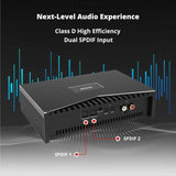 ATOTO CA-AEC03 Class D Compact Digital Car Amplifier, 4 Channel, RMS 4x55W, Dual SPDIF, Full Range, 4–8 Ohms Stable, Compatible with ATOTO A5/A6/F7/S8/X10 Stereos (Not for S8 PN, P5, P8, P9)