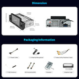 ATOTO F7G1A5WE 5" Single Din Car Stereo with Wireless CarPlay, Android Auto, Bluetooth, GPS Navigation, FM/AM Radio, WiFi, MirrorLink & Live Rear View