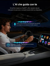 ATOTO CB7SBX CarPlay Wireless Adapter Android Auto AI Box, HDMI In/Out, Android 8GB+128GB, 4G LTE, Dual Bluetooth, DriveChat, AI Box for Netflix/YouTube/TikTok/TF Card