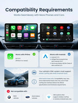 ATOTO CB4DT Wireless CarPlay Adapter, AI Box Android Auto 5-in-1 Video Box with YouTube, HDMI Output, Dual Bluetooth/WiFi, 4GB+32GB (Up to 256GB), DriveChat, Plug & Play, Stable Low-Latency Connection