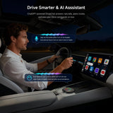 ATOTO CB6 Wireless CarPlay Adapter, 8G+128G, AI Box with AI DriveChat, GPS Tracking, Dual Bluetooth, 4G LTE (Black)